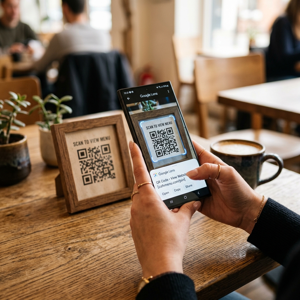 Scanner un QR code avec Android et Google Lens